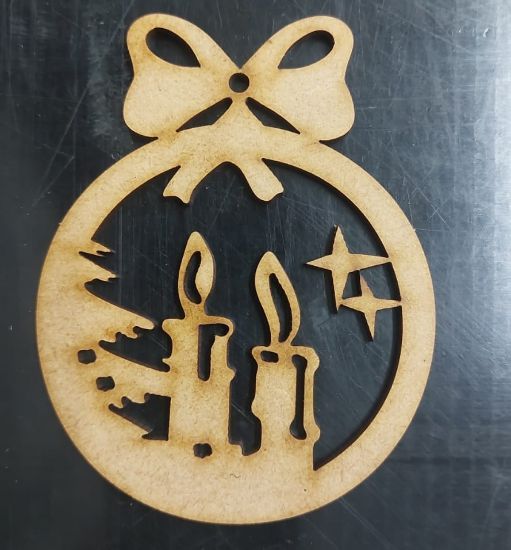 Picture of Laser Cut Christmas Baubles